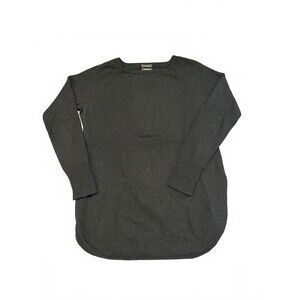 Halogen Womens M Black Cashmere Blend Tunic Sweater Long Sleeve